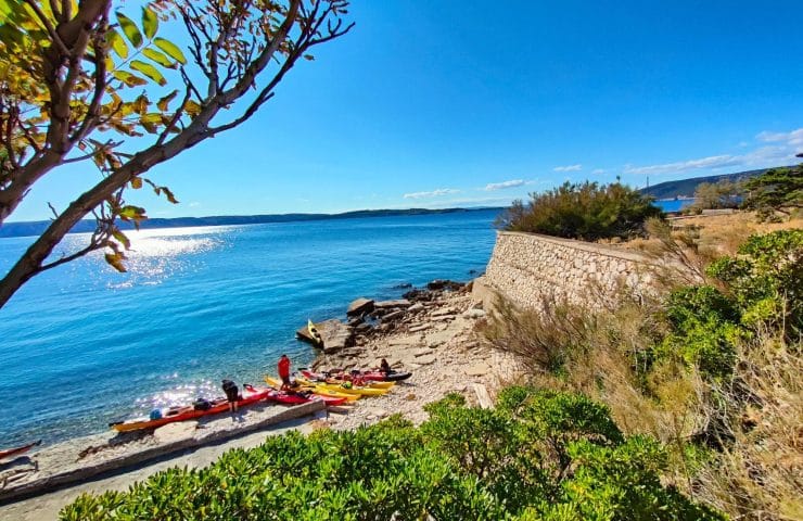 Tengeri kajaktúrák Horvátországban