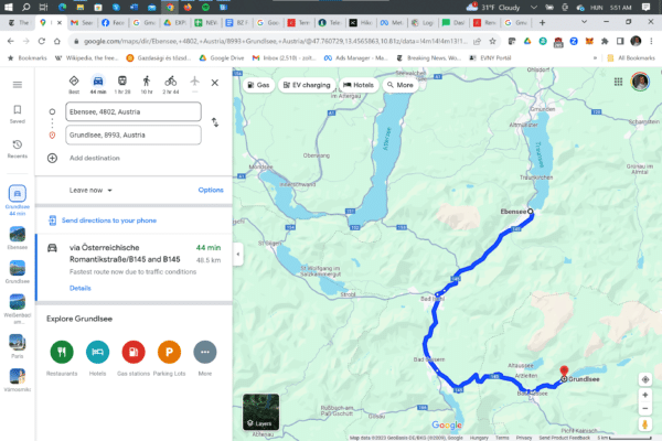 2024.07.15-20: 5 tó + 1 folyó: Tengerikajakozás Ausztriában (Salzkammergut, Mur)