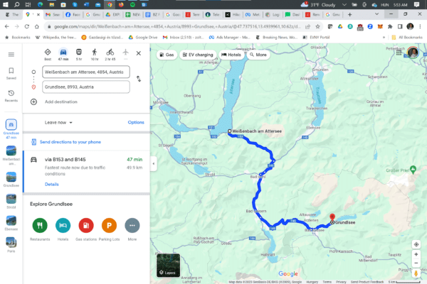 2024.07.15-20: 5 tó + 1 folyó: Tengerikajakozás Ausztriában (Salzkammergut, Mur)