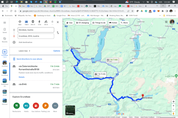 2024.07.15-20: 5 tó + 1 folyó: Tengerikajakozás Ausztriában (Salzkammergut, Mur)