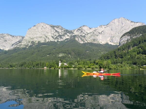 2025.07.06-11: 5 tó + 1 folyó: Tengerikajakozás Ausztriában (Salzkammergut, Steiermark, Oberösterreich)